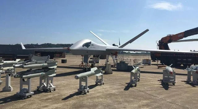 Image Attribute: Static Display of Wing Loong II UAV with its Missile Systems, was first publicly revealed at the Airshow China 2016 (in November 2016)