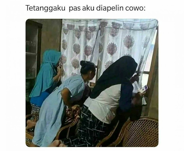 10 Meme Lucu 'Tetangga' Ini Kelakukannya Bikin Ngakak