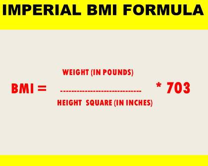 bmi calculator formula