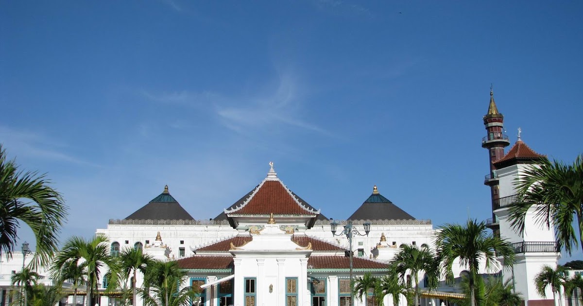 Masjid Agung Palembang PARIWISATA PALEMBANG 