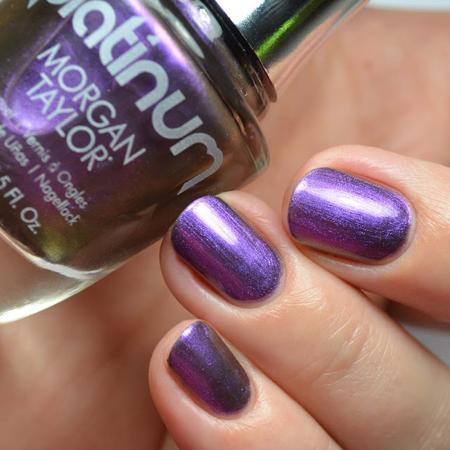 purple duo chrome nail polish