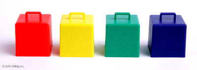 Cube Weights are Balloon Accessories and Balloon Weights to tether Helium Filled Balloons, Neon Balloon Weights, Plastic Balloon Weights, Primary Balloon Weights