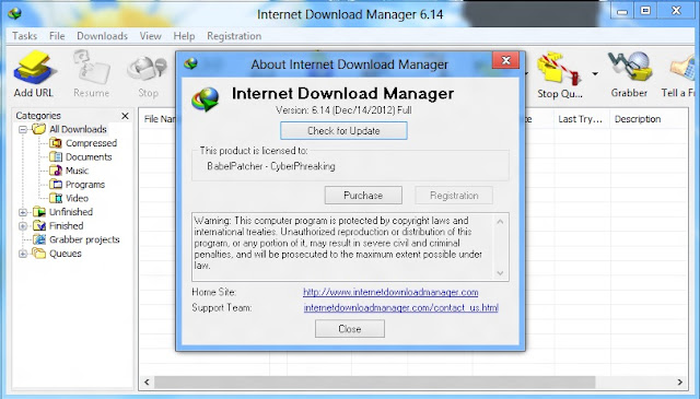 Download IDM 6.14 Final + Patch Terbaru Full Version