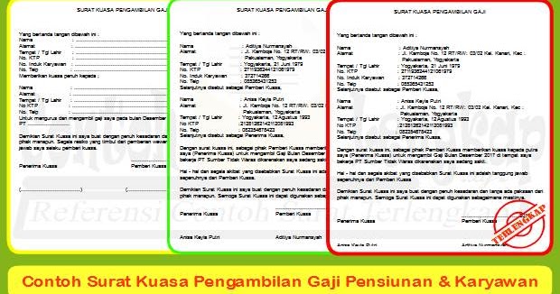 Surat Kuasa Sistem Gaji Hcp