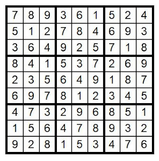 Brain Training with Professor Basil #72 Sudoku Puzzle 1 Answerkey @BionicBasil® Downloadable Puzzle For Purrsonal Use Only