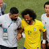 Brazil star Marcelo's back injury.