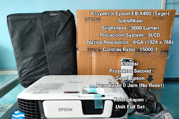 Proyektor Epson EB-X450 SEGEL FULL SET