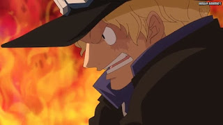 ワンピースアニメ ドレスローザ編 689話 サボ かっこいい SABO | ONE PIECE Episode 689