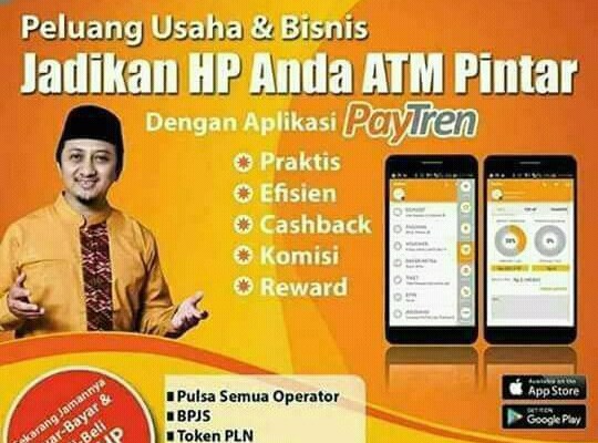 PayTren, Jadikaan HandPhone Anda ATM Pintar