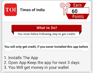 How To Complete Times Of India Offer In self earning option in champ cash 
