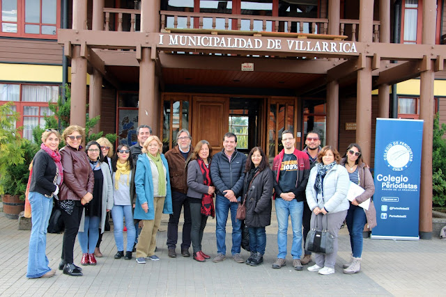 Zona lacustre de La Araucanía recibió a dirigentes del Colegio de Periodistas