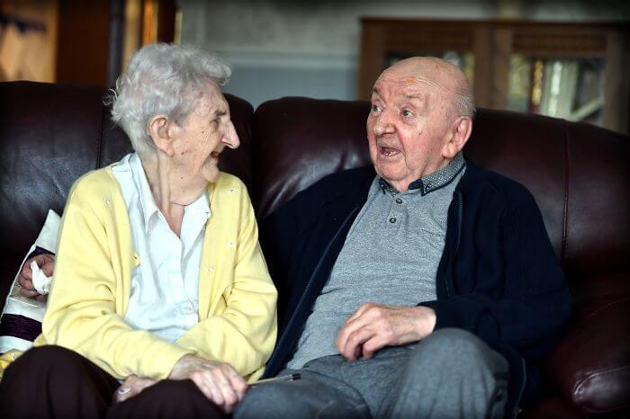 98-Year-Old Mother Joins Her 80-Year-Old Son In Care Home To Look After Him!