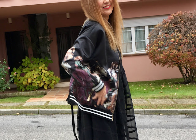 Carmen Hummer, Vestido, Mo&de, Bomber, Mulec, street style, look of the day, black, dress, blog de moda, estilista, personal shopper, shopping day