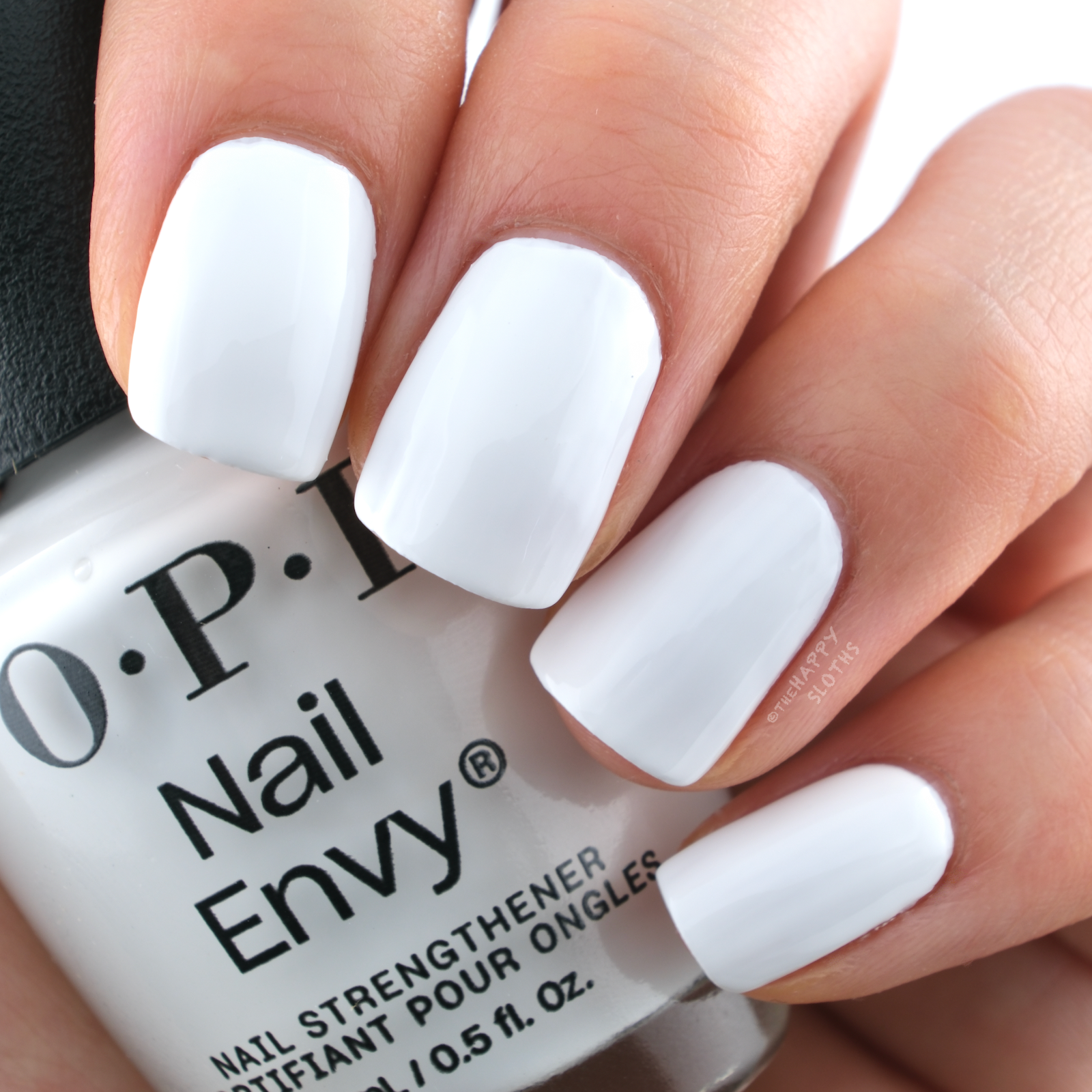 OPI | *NEW* Nail Envy Nail Strengthener | Alpine Snow: Review and Swatches