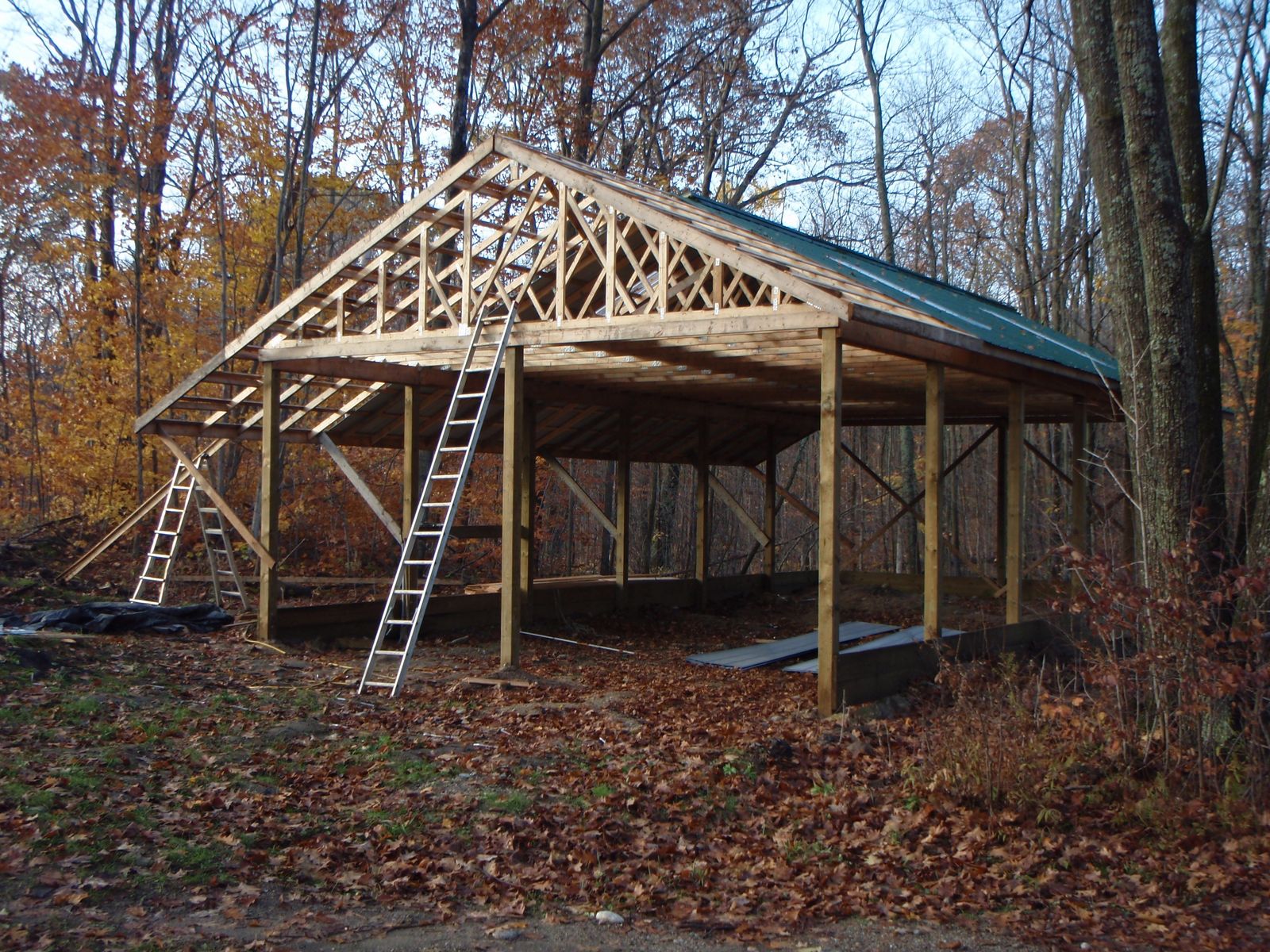 How to Build a Pole Barn with Multiple Sections