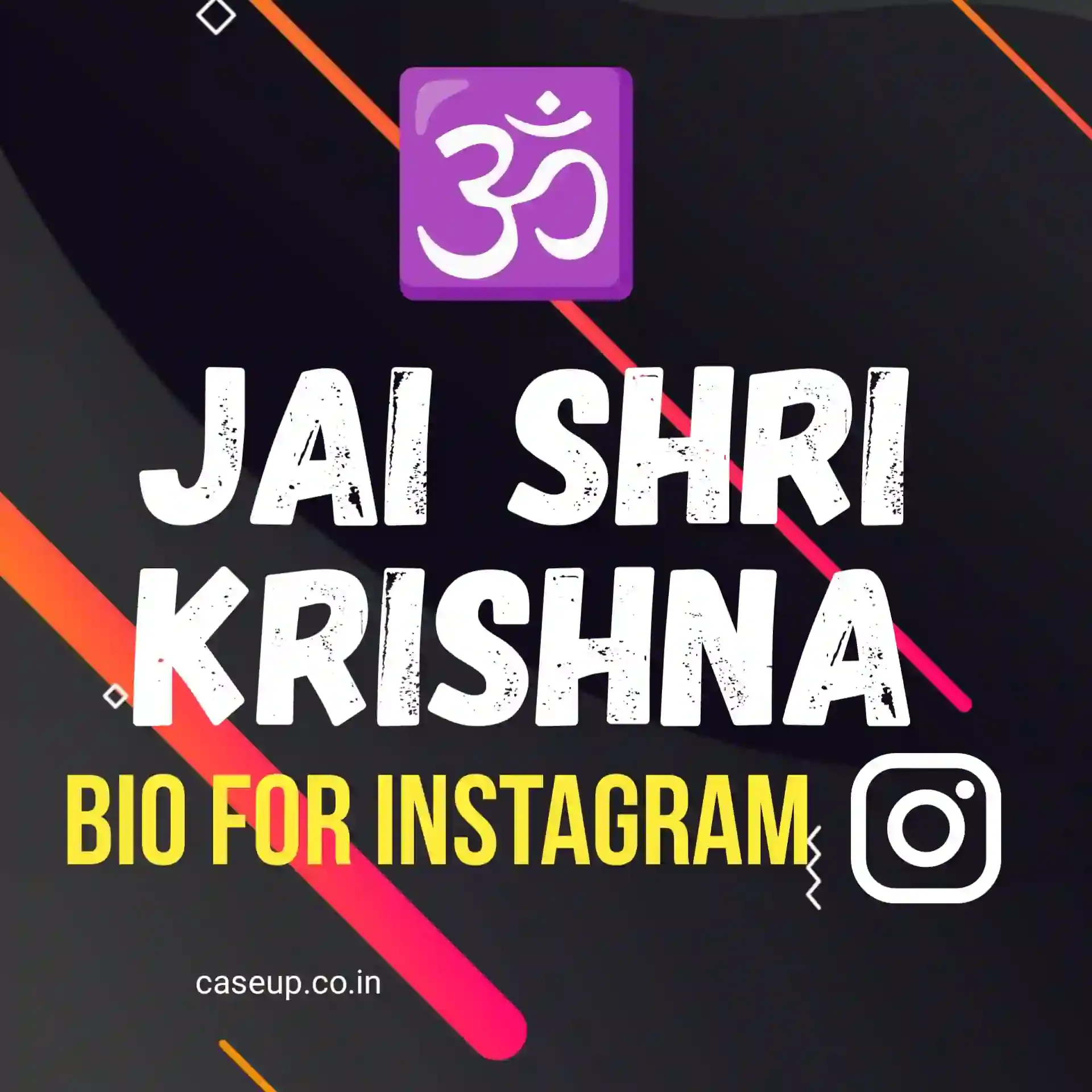 krishna bio for instagram image