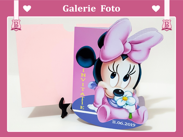 invitatii botez minnie mouse