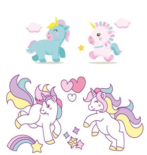 Imágenes de unicornios para imprimir