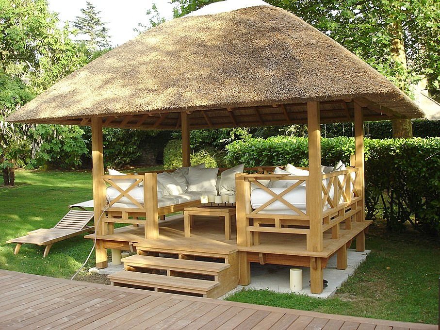 Wooden Minimalist Gazebo Design Exterior | Next Interior Design