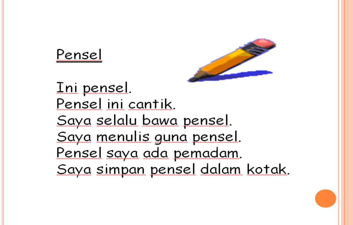 Bahasa Melayu KSSR Bina Ayat Tunggal Berpandukan Gambar