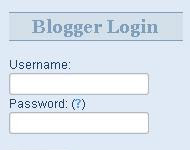 Cara Membuat Blogger LogIn