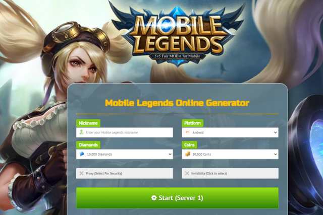 How To Use Mobile Legends free Diamonds Online Generator Tool