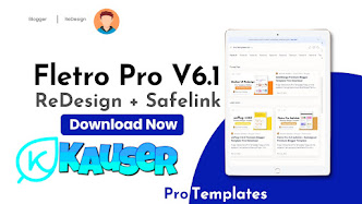 Fletro Pro v6.1 Redesign + Safelink Blogger Templates Download