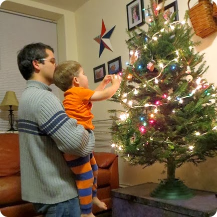 Decorating the Christmas Tree