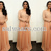 Keerthi Suresh Peach Long  Frock