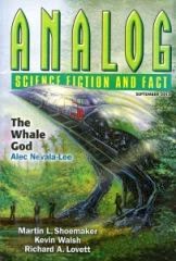 Cover of September 2013 issue of Analog Science Fiction and Fact magazine.