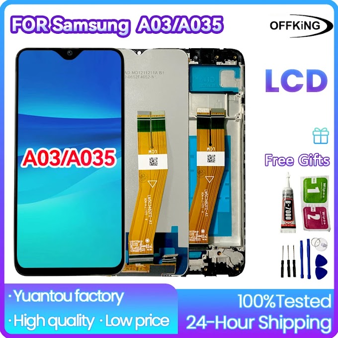 High-Quality 6.5 Inch LCD for Samsung Galaxy A03/A035 SM-A035M SM-A035G: The Ultimate Touchscreen Digitizer with Frame Replacement