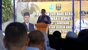 PEMASANGAN BARU SALURAN AIR BERSIH, BUPATI "AIR BERSIH ADALAH HAK MASYARAKAT" 