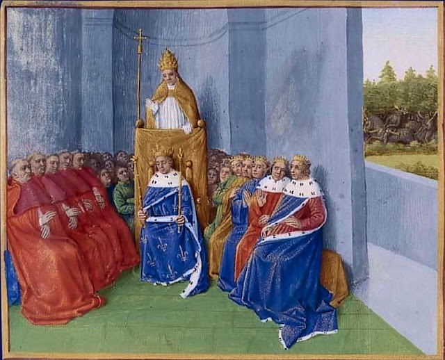 O Beato Papa Urbano II prega a I Cruzada