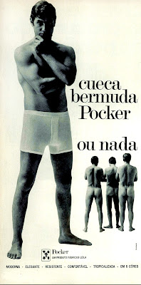 propaganda cueca bermuda Pocker - 1970. Brazil in the    70s.