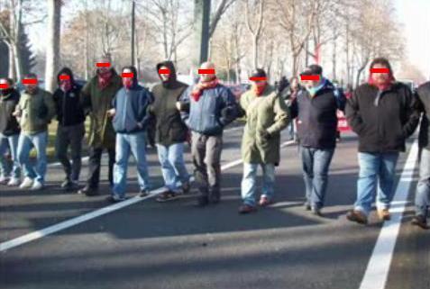 Torino 6 dic 2008 - Apertura corteo