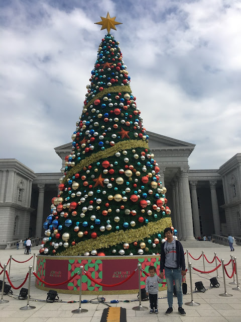 Christmas decorations at Chimei Museum in Tainan City, Taiwan