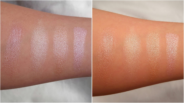 Sleek Solstice palette swatches