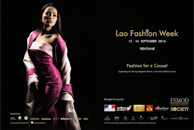 Lao Fashion Week 2016 poster banner