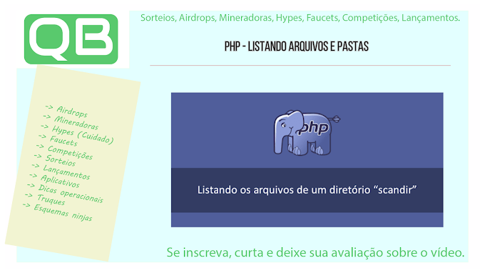 PHP - Listando Arquivos e Pastas