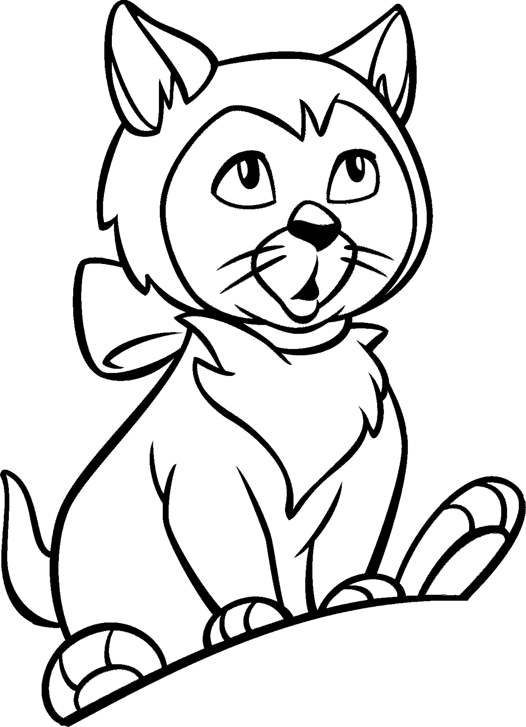 Download Coloring Pages for Kids: Cat Coloring Pages for Kids