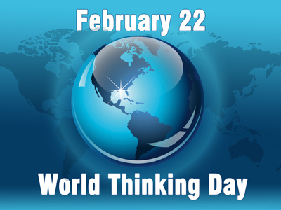  Λίγα λόγια για την Παγκόσμια ημέρα σκέψης, που γιορτάζουμε σήμερα 22 Φεβρουαρίου.