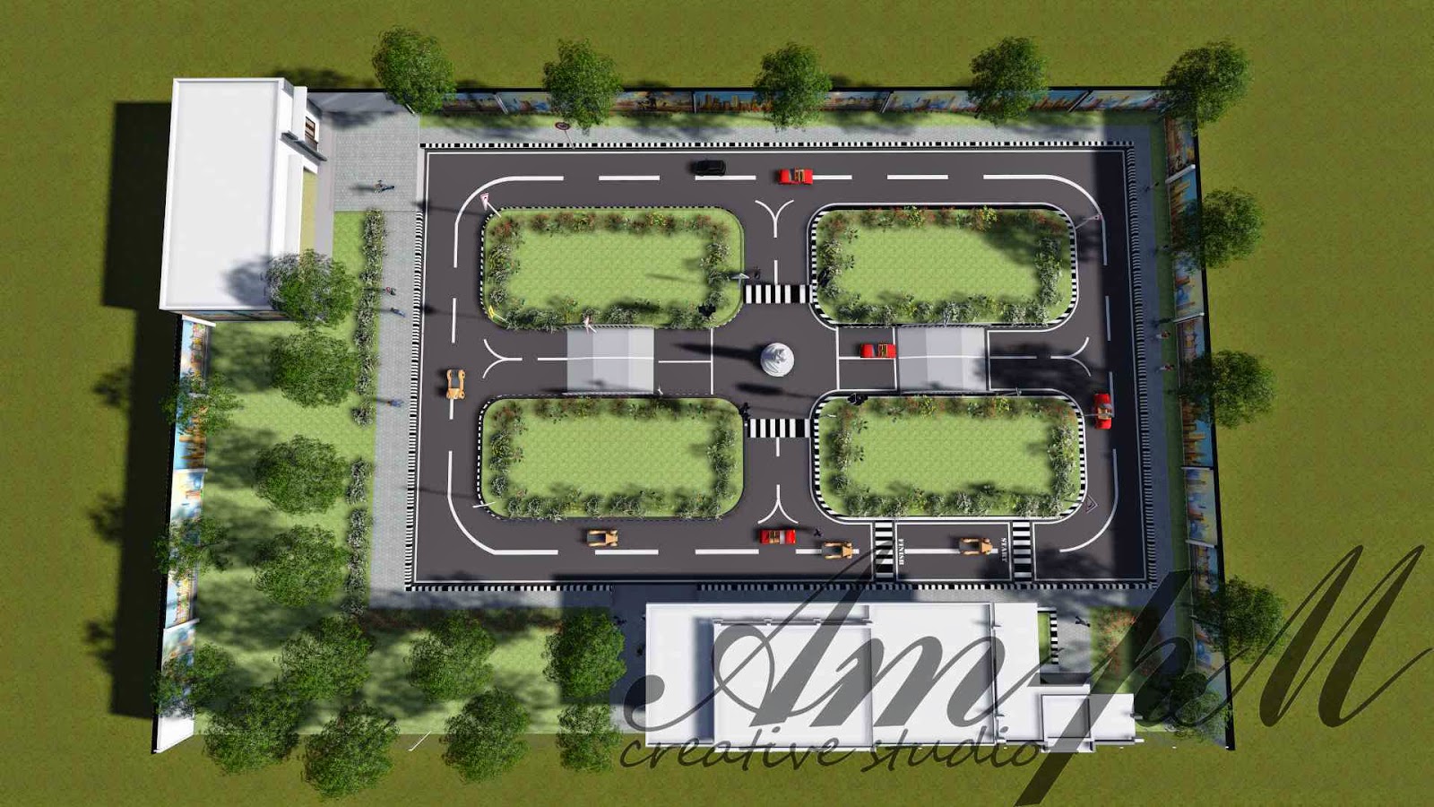 Desain Taman Lalu Lintas