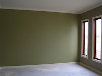 Green Feature Wall Bedroom