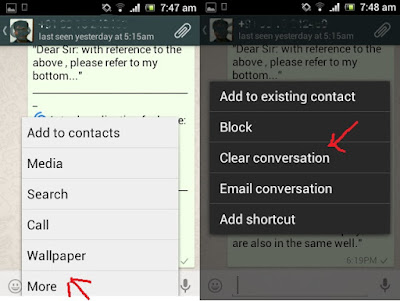 WhatsApp adds link copying, document sharing and granular chat clearing options