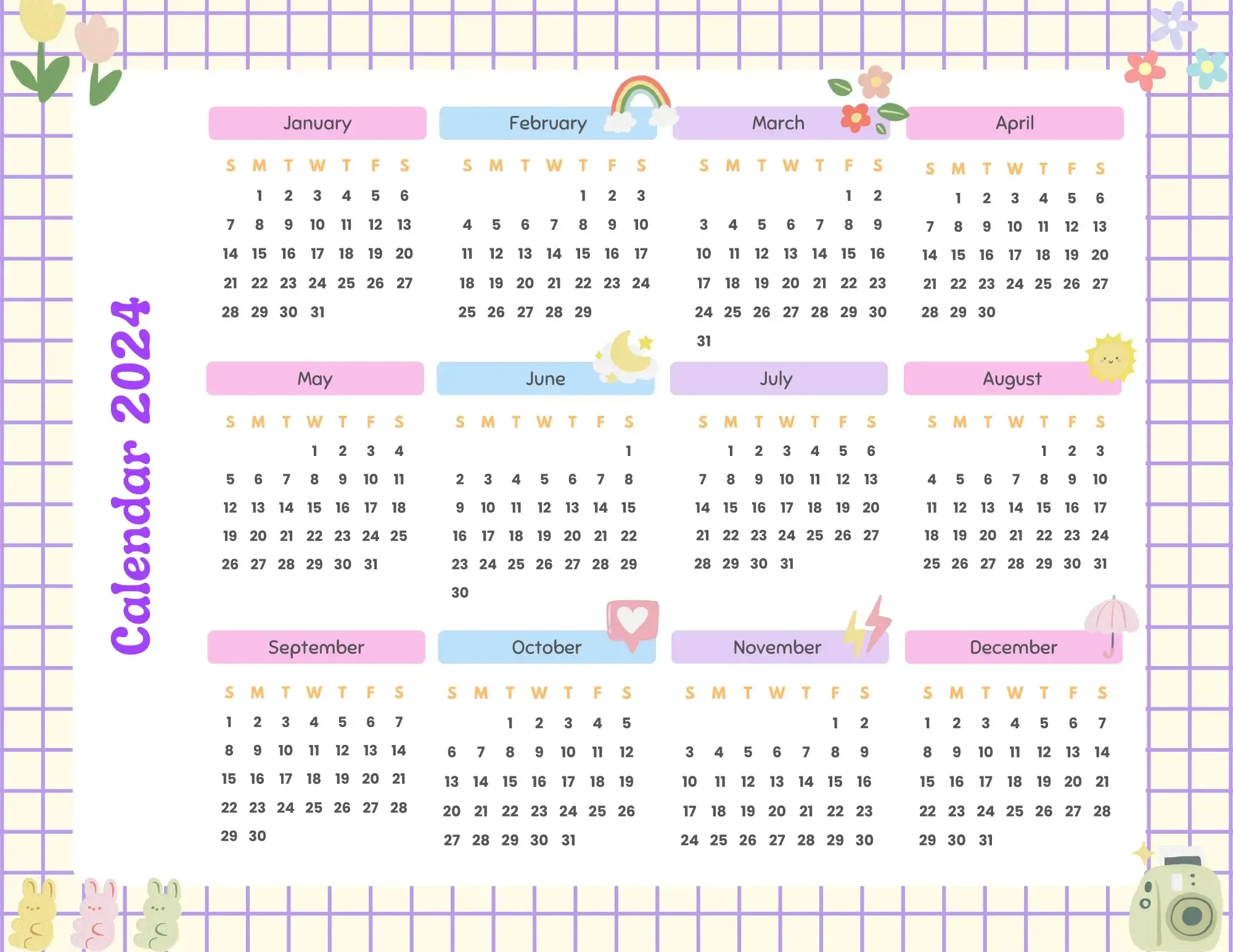 calendar 2024 hd image