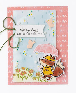 Stampin' Up! Rain or Shine Suite | Playing in the Rain |  #stampinup