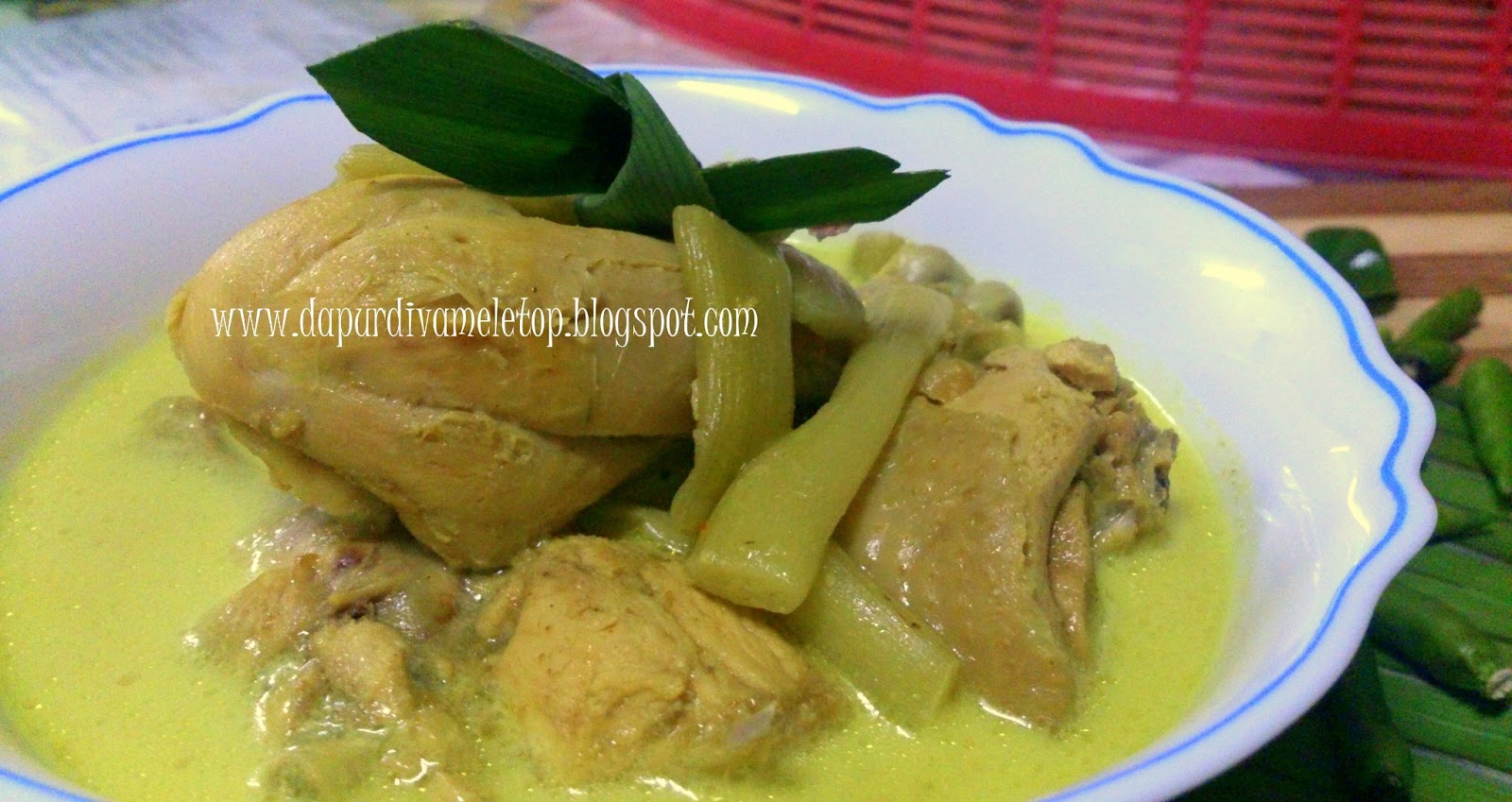 DAPUR DIVA MELETOP: Resepi : Gulai Ayam Dengan Keladi Kemumu