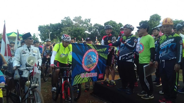 Walikota Lepas Ribuan Peserta Gowes HUT ke-2 Cilokers