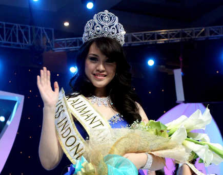 Miss World Indonesia 2013 winner Vania Larissa