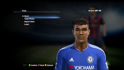 PES 2013 Kenedy (Chelsea) Face by Agan Muhammad